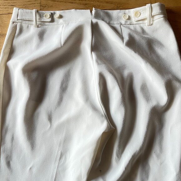 BCBGMAXAZRIA OFF WHITE DRESSY PANTS SIZE 10 - Picture 6 of 6